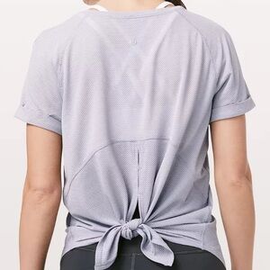 Lululemon open up tie back tee